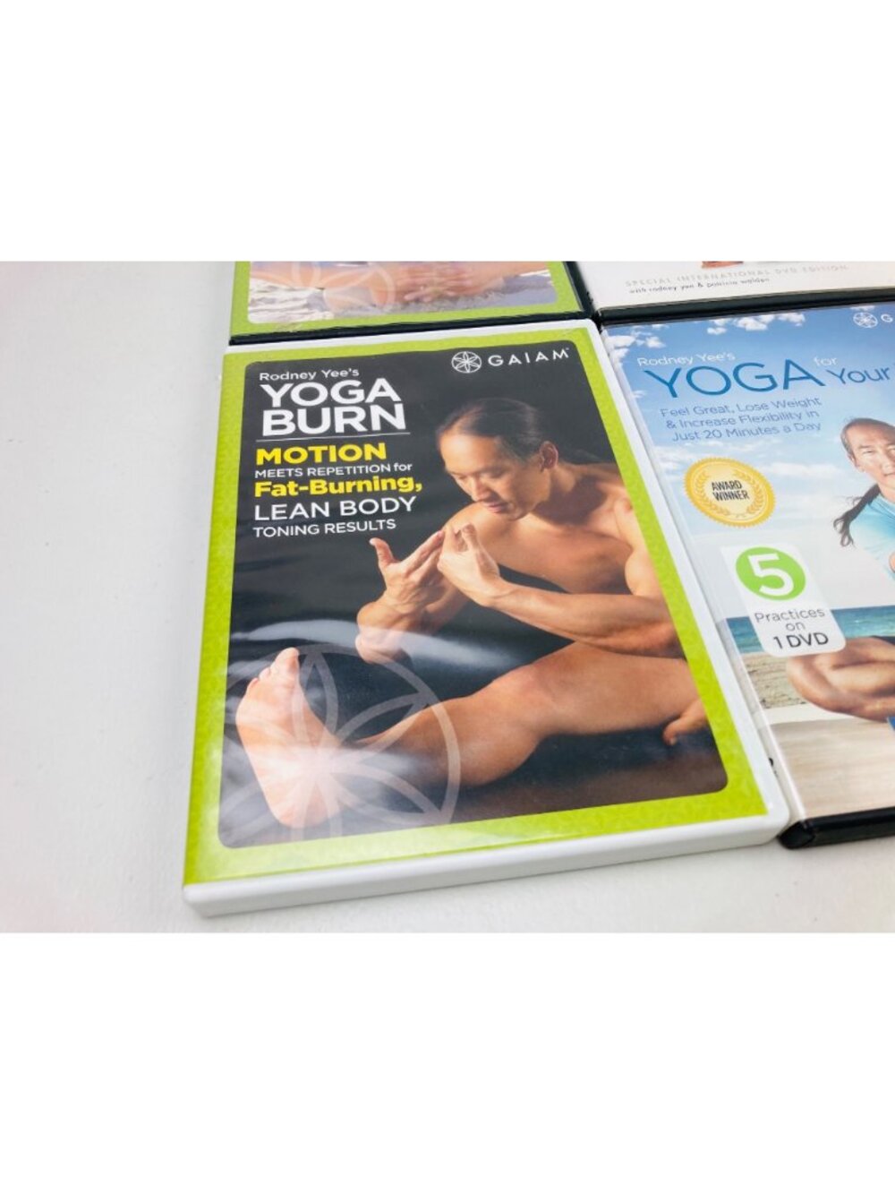 Rodney Yee Yoga DVD Lot of 4 Power Yoga, Burn, For Your Week, AM & PM Yoga - Picture 2 of 10